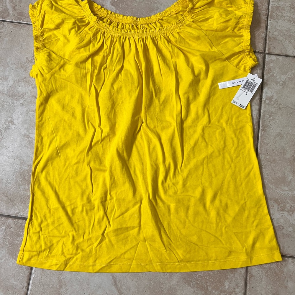 Women's Yellow Top by Grace